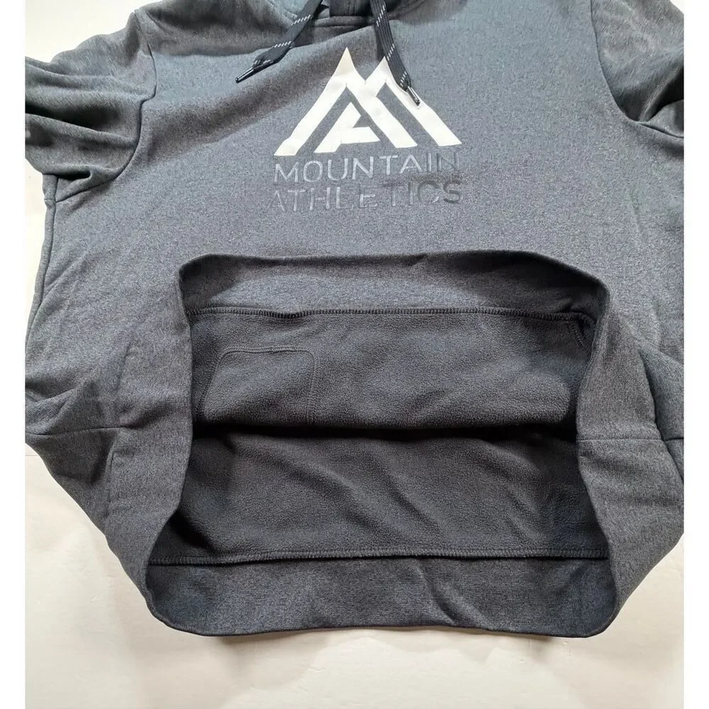 The North Face Hoodie Mountain Athletics Gray Pullover Sweatshirt Size Large Men